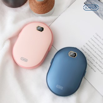 [�Ͽ�] �ڵ鷯 LED �޼� ��� �߿� �ճ��� �������͸� ������ 10000mAh IW-H07